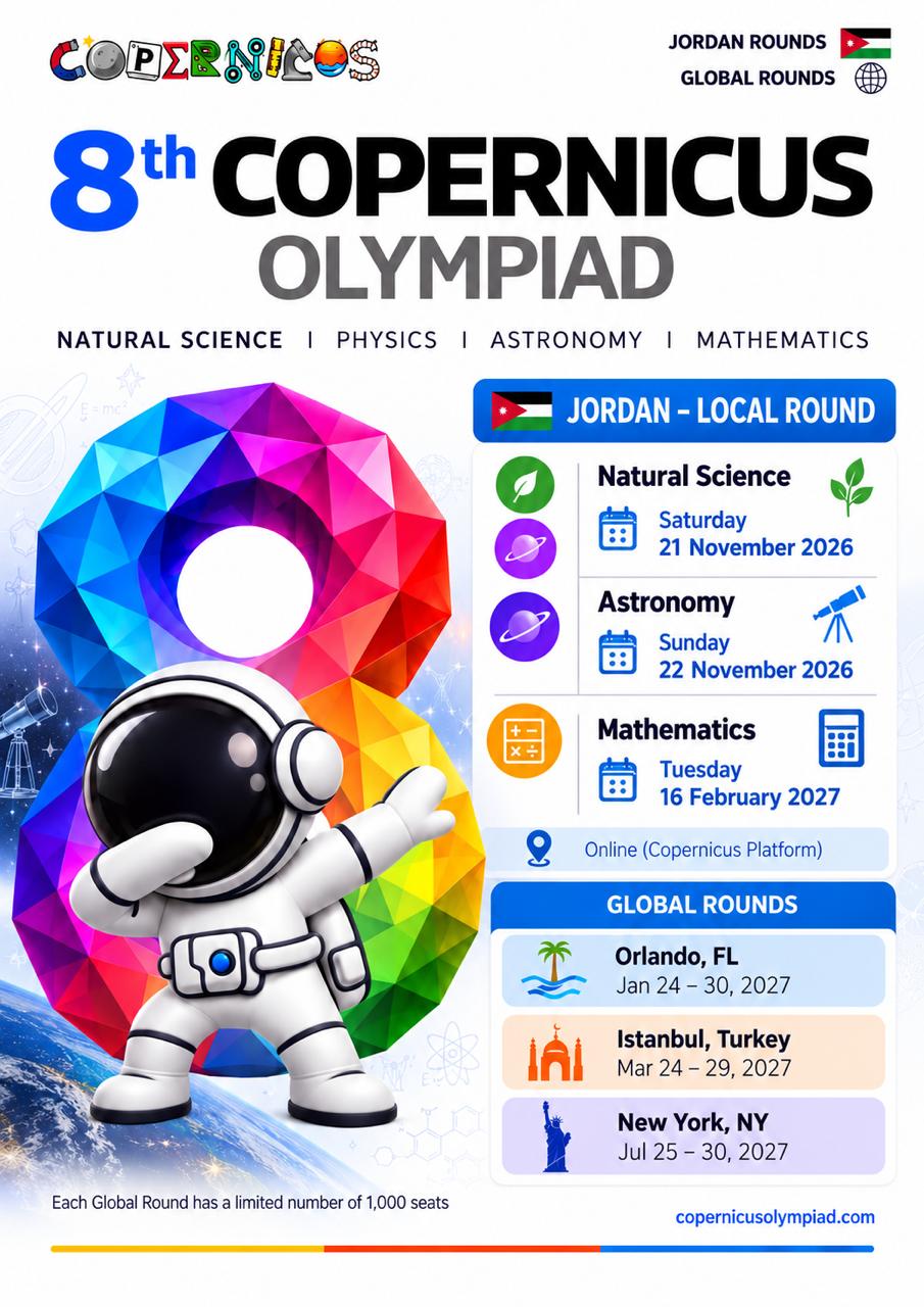 Copernicus Olympiad Jordan Top Banner
